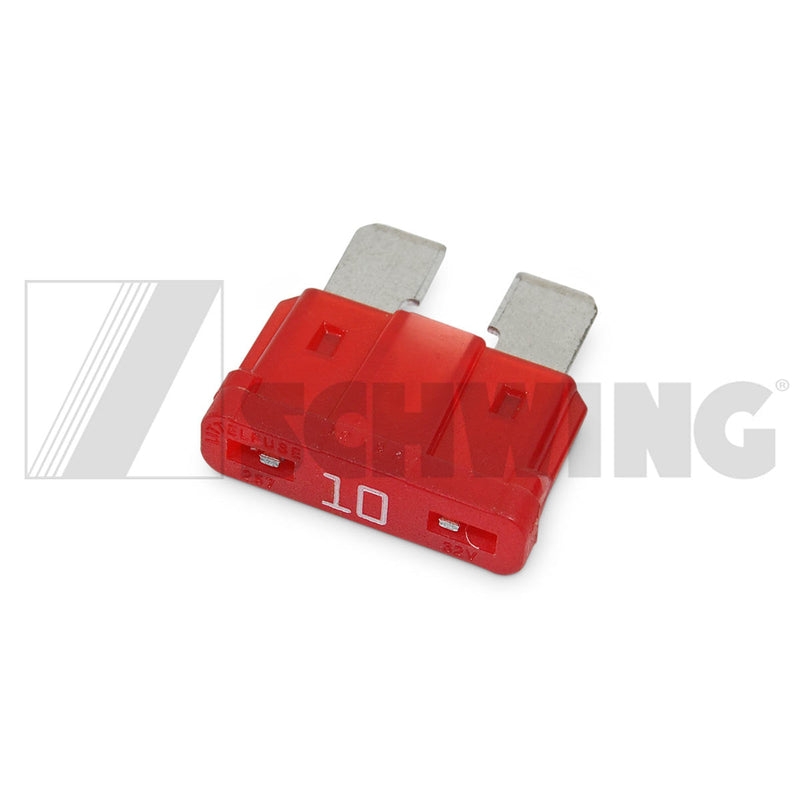Prot - Fuse, 10 Amp Atc Red | Weight: 2 lbs | Dimensions: 20 X 20 X 5 MM | Brand: SCHWING