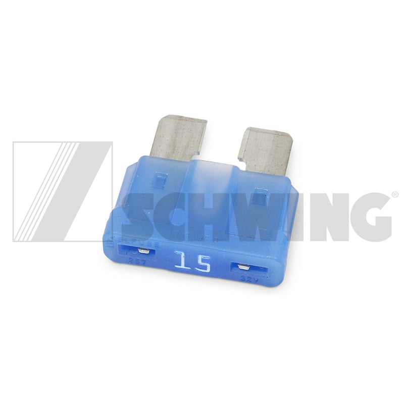 Prot - Fuse, 15 Amp Atc Blue | Weight: 2 lbs | Dimensions: 20 X 20 X 5 MM | Brand: SCHWING
