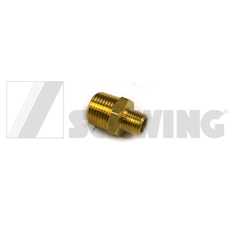 Fitting - Red, Hex Nipple 1/2 X 1/4 Npt | Weight: 2 lbs | Dimensions: 34 X 26 X 22 | Brand: SCHWING