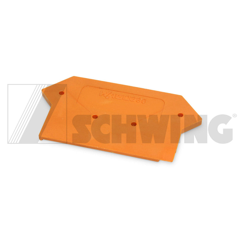 Cont - Terminal Block, End Plt 2.5Mm | Weight: 2 lbs | Dimensions: 50 X 26 X 4 MM | Brand: SCHWING