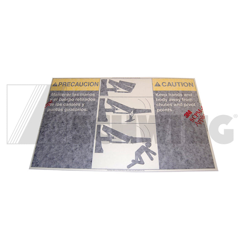 Decal Caution, Hands Out Of Chutes | Weight: 2 lbs | Brand: SCHWING