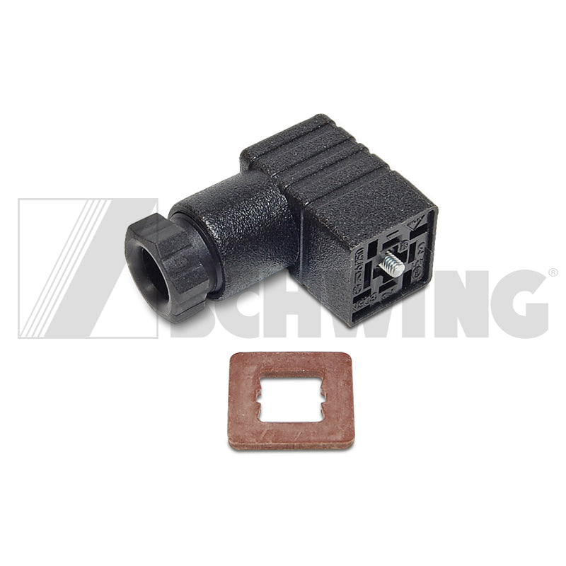Connector Plug Angle Hirschmann Form C | Weight: 2 lbs | Dimensions: 31 X 30 X 11 MM | Brand: SCHWING