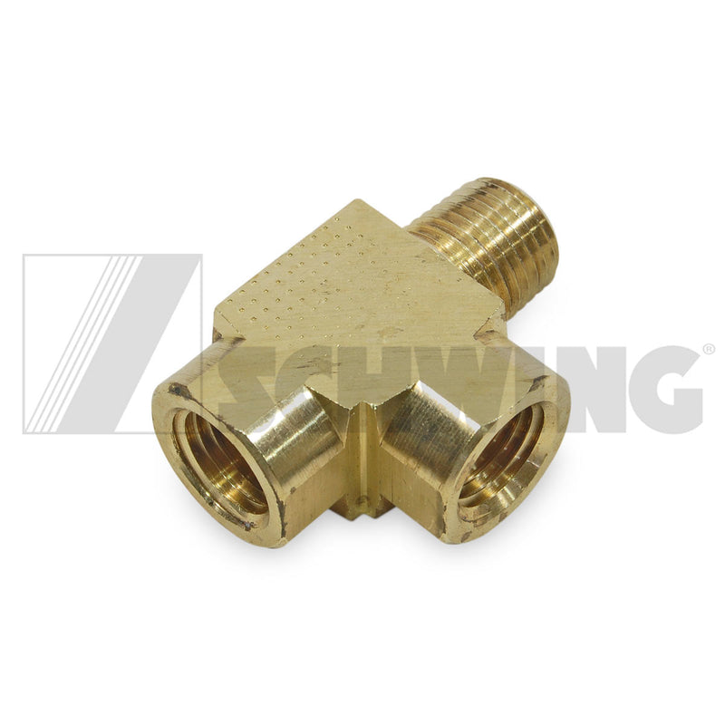 Fitting - Street Tee, 1/4" Npt - Brass | Weight: 2 lbs | Dimensions: 44 X 29 X 18 MM | Brand: SCHWING