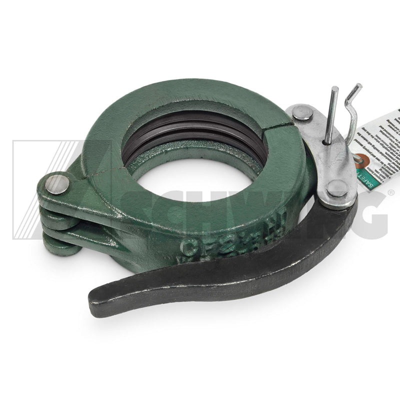 Pipe - Clamp, 2.5" Snap F/Hevi-Duty End | Weight: 6 lbs | Dimensions: 185 X 140 X 80 MM | Brand: SCHWING
