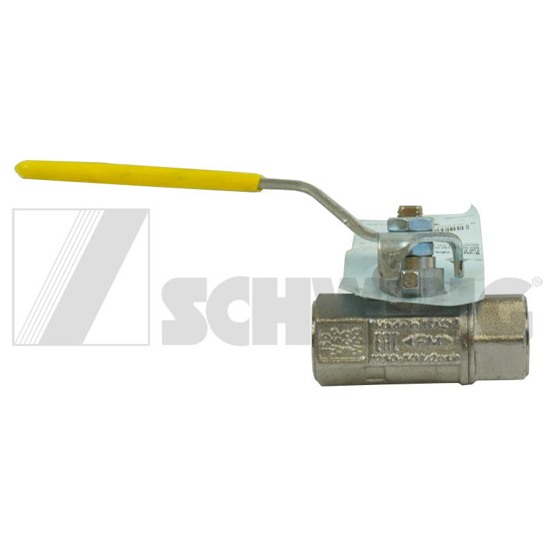 Valve - Ball, 1/4 Fnpt - 125 Psi - Brass | Weight: 2 lbs | Brand: SCHWING
