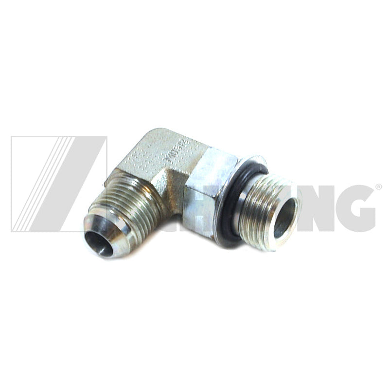 Fitting - Hyd 90° Elb #8 37° X #8 Orb | Weight: 2 lbs | Dimensions: 25X45X55MM | Brand: SCHWING