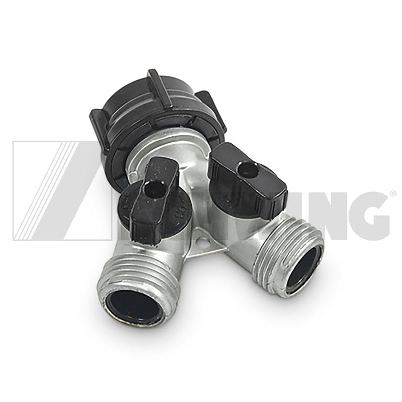 Fitting - Water, "Y" For Hose 3/4" | Weight: 2 lbs | Dimensions: 40X70X80MM | Brand: SCHWING