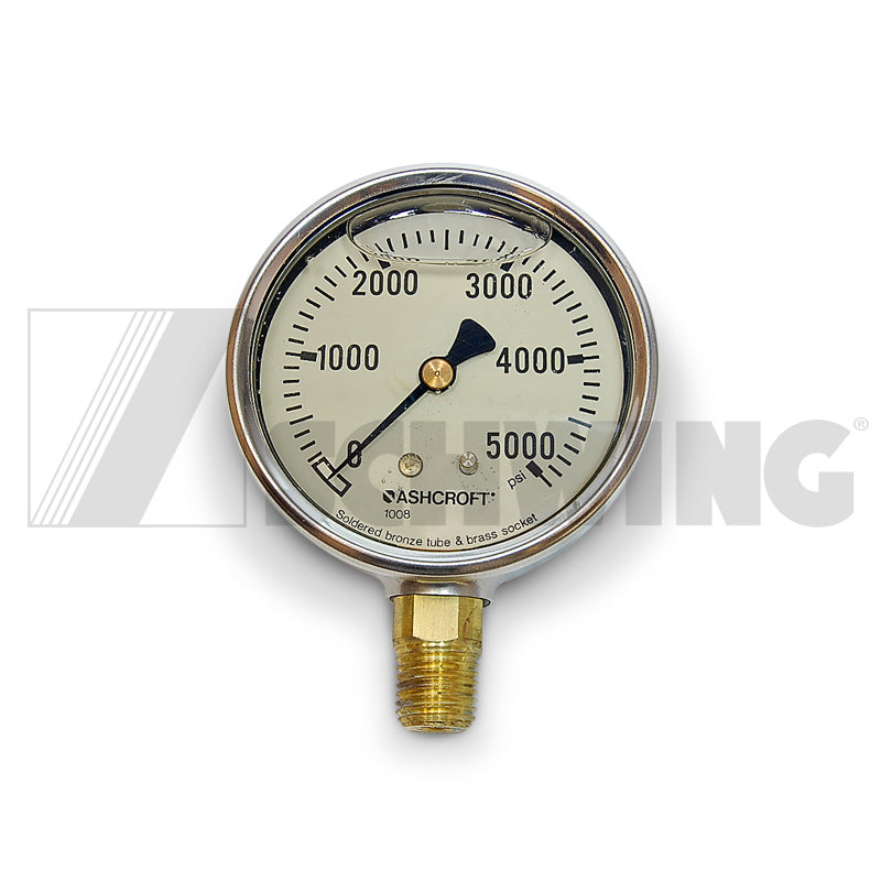 Gauge - Hyd, Pressure 0-5000 Psi G 1/4" | Weight: 2 lbs | Dimensions: 83 X 70 X 33 MM | Brand: SCHWING