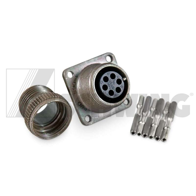 Harn - Plug, Female 6 Pole | Weight: 2 lbs | Dimensions: 20 X 50 X 65MM | Brand: SCHWING