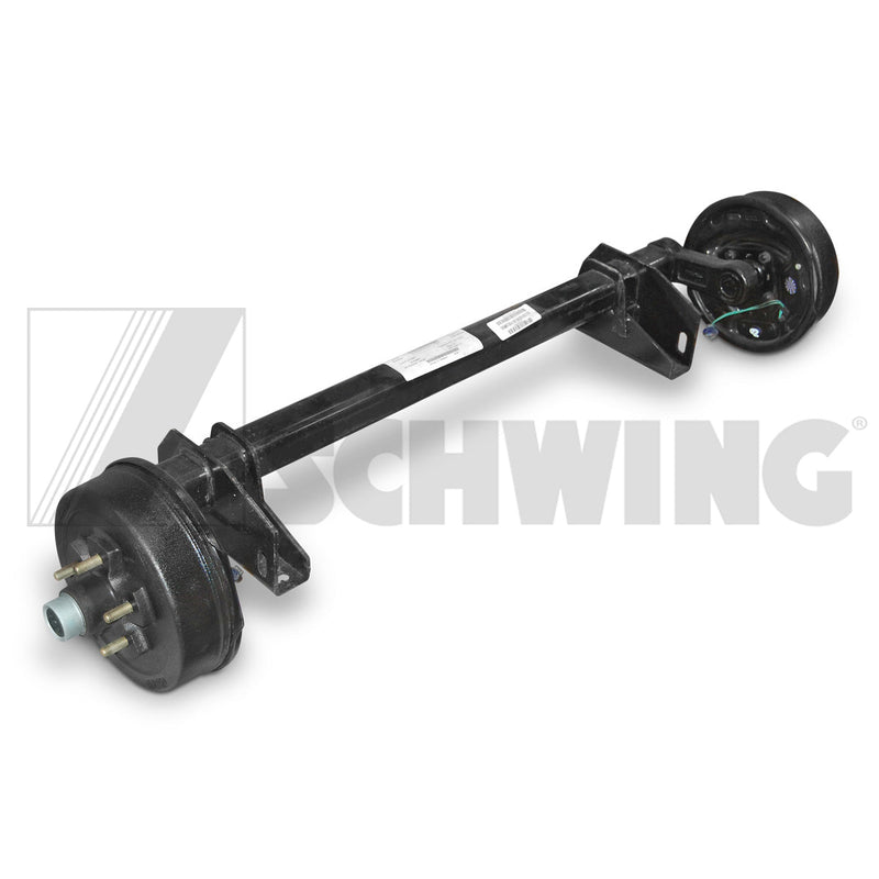 Axle 3700# Electric Ass'Y P305 Complete | Weight: 180 lbs | Dimensions: 1576 X 366 X 366 MM | Brand: SCHWING