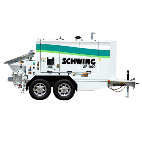 Schwing SP 1000 Stationary Concrete Pump | High-Performance Tier 4 Final Pump